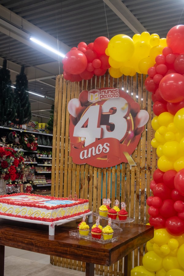 Comemoração dos 43 anos de aniversário em Glória